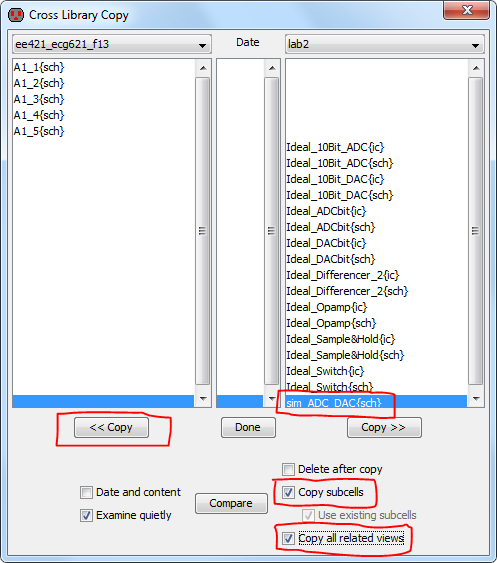 Cross library copy of cells into my own library