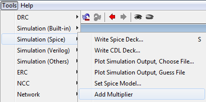 Adding multiplier to transistors
