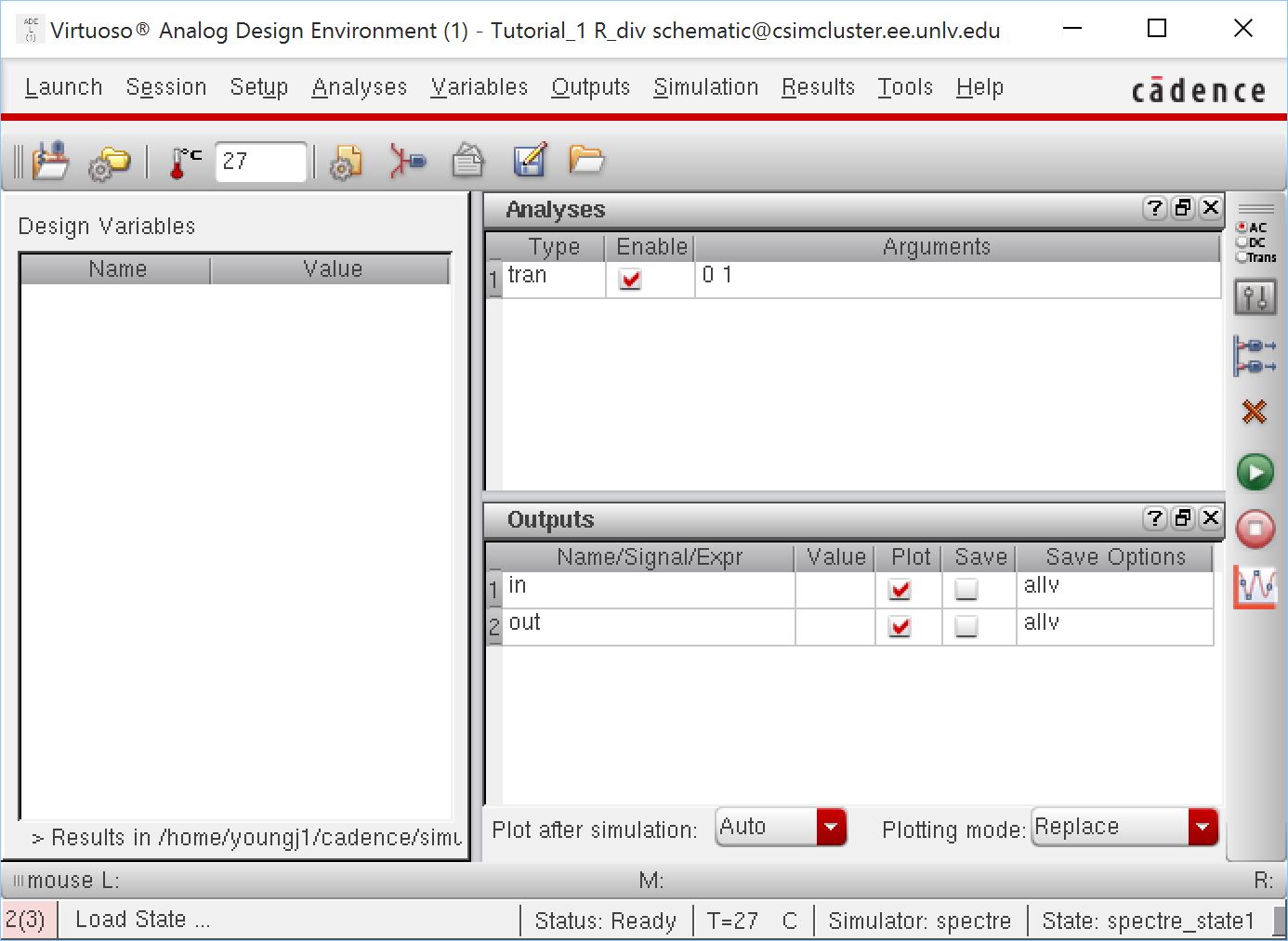 Loading Cellview for Cadence Simulations