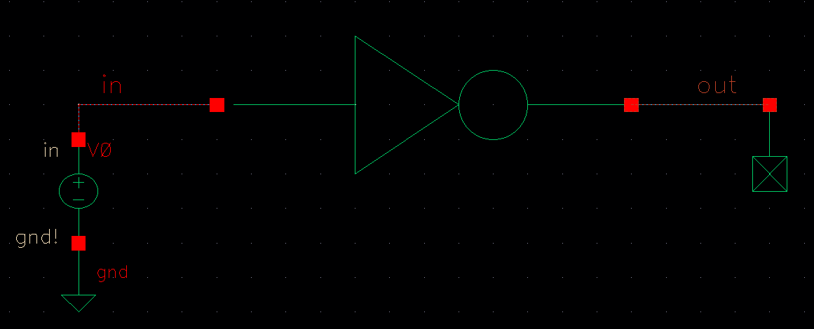 Schematic using Symbol from previous figure