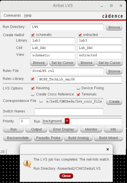 DAC Layout LVS
