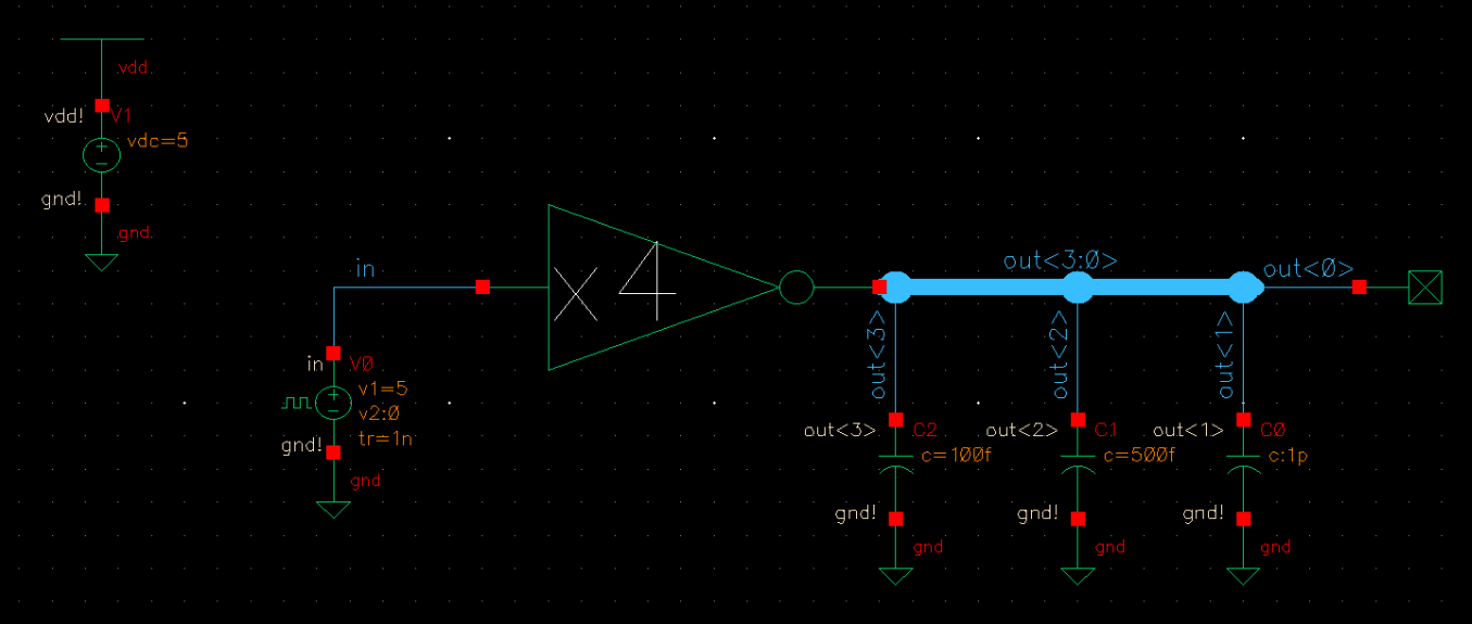 Inverter4 Simulation Schematic