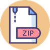 Zip file - Free interface icons